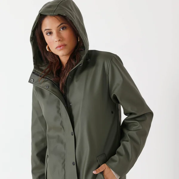 Ciré imperméable en polyester recyclé(**), kaki