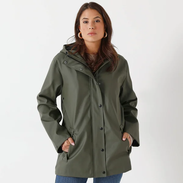 Ciré imperméable en polyester recyclé(**), kaki