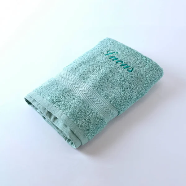 Collection serviettes de bain personnalisables confort moelleux, vert d'eau