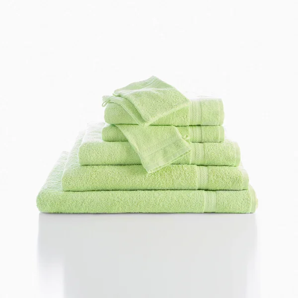Collection serviettes de bain unies 420 g/m2 confort moelleux, anis