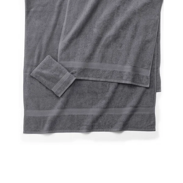 Collection serviettes de bain unies 420 g/m2 confort moelleux, anthracite