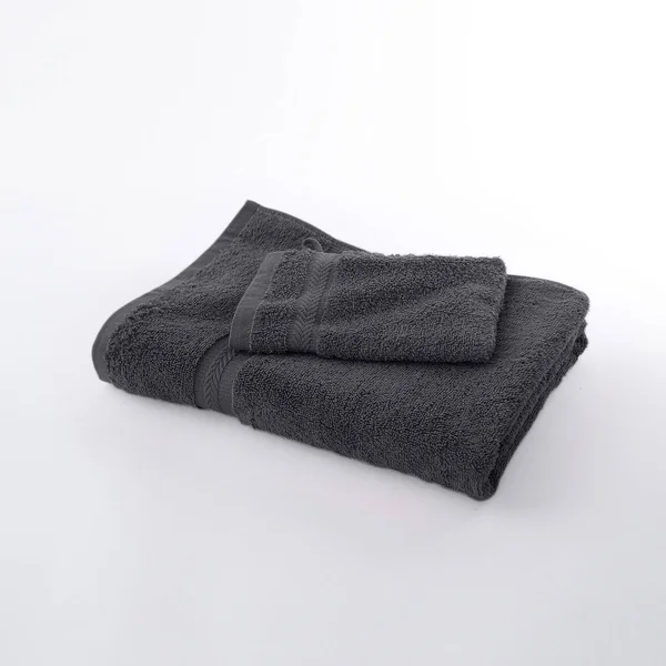 Collection serviettes de bain unies 420 g/m2 confort moelleux, anthracite