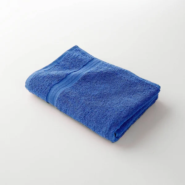 Collection serviettes de bain unies 420 g/m2 confort moelleux, bleu dur