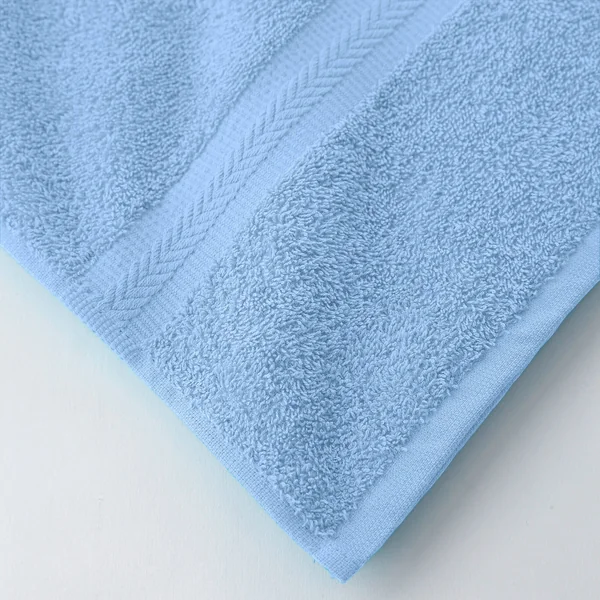Collection serviettes de bain unies 420 g/m2 confort moelleux, bleuet