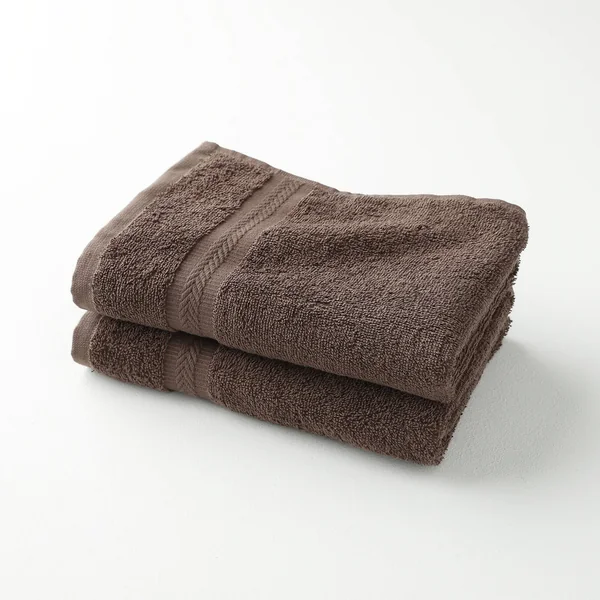 Collection serviettes de bain unies 420 g/m2 confort moelleux, chocolat foncé