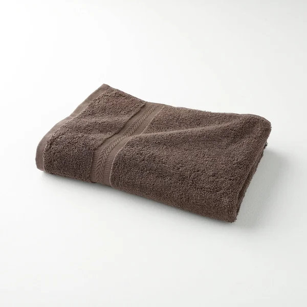 Collection serviettes de bain unies 420 g/m2 confort moelleux, chocolat foncé