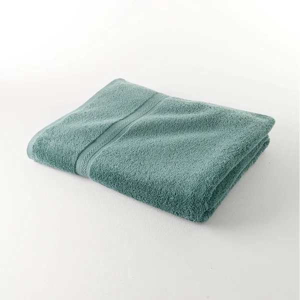Collection serviettes de bain unies 420 g/m2 confort moelleux, eucalyptus