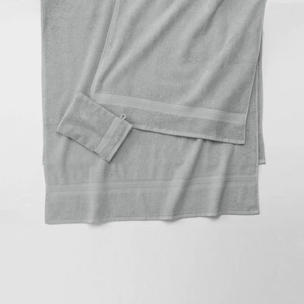 Collection serviettes de bain unies 420 g/m2 confort moelleux, gris