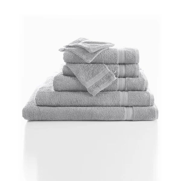 Collection serviettes de bain unies 420 g/m2 confort moelleux, gris