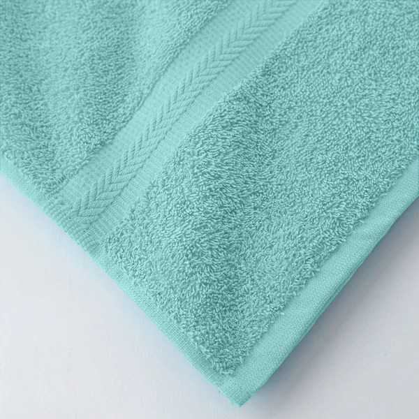 Collection serviettes de bain unies 420 g/m2 confort moelleux, vert d'eau
