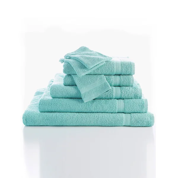 Collection serviettes de bain unies 420 g/m2 confort moelleux, vert d'eau