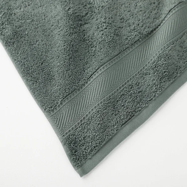 Collection serviettes de bain unies 540g/m2 confort luxe , kaki