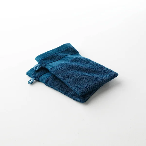 Collection serviettes de bain unies coton modal 500 g/m², bleu canard