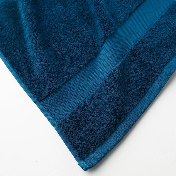 Collection serviettes de bain unies coton modal 500 g/m², bleu canard