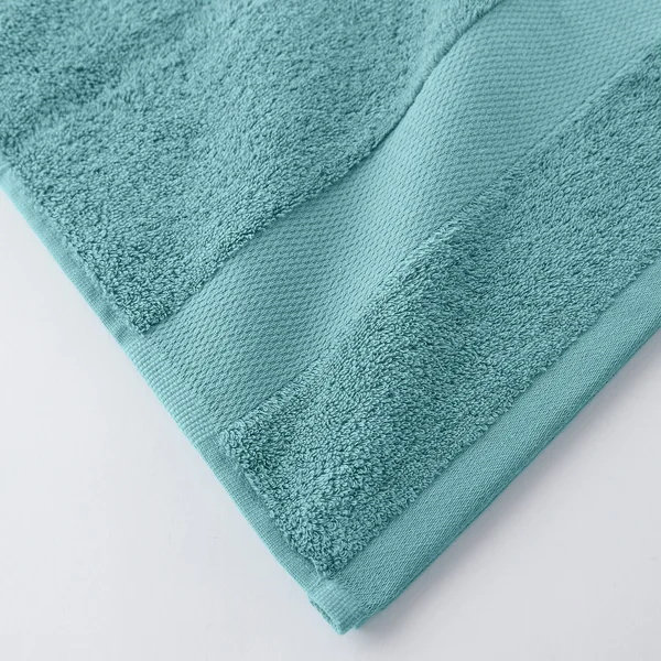 Collection serviettes de bain unies coton modal 500 g/m², vert d'eau