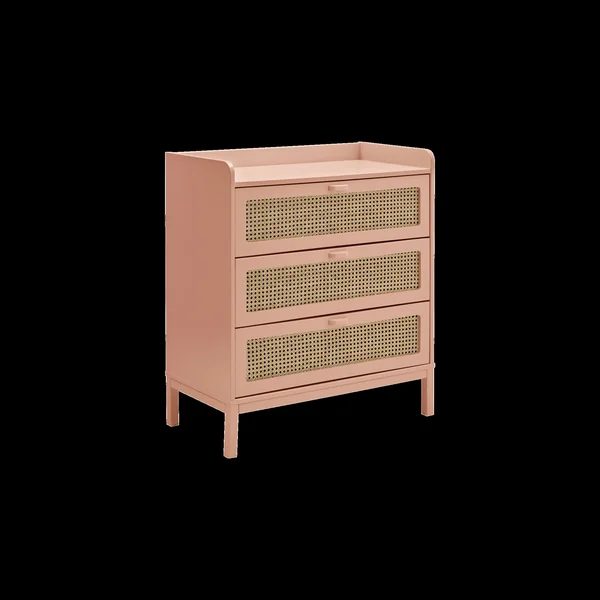 Commode 3 tiroirs Sam - Terracotta