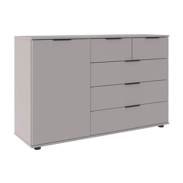 Commode moderne 130 cm gris sahara Matilda