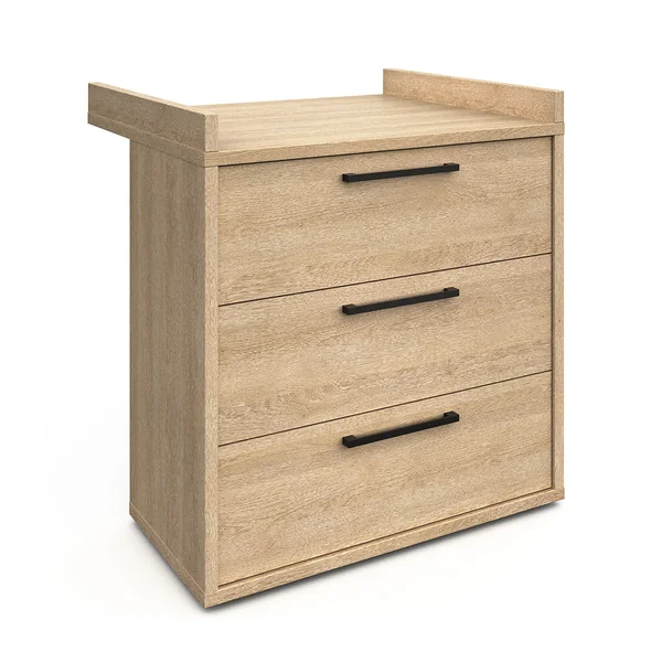 Commode à langer contemporaine chêne sable Juliana