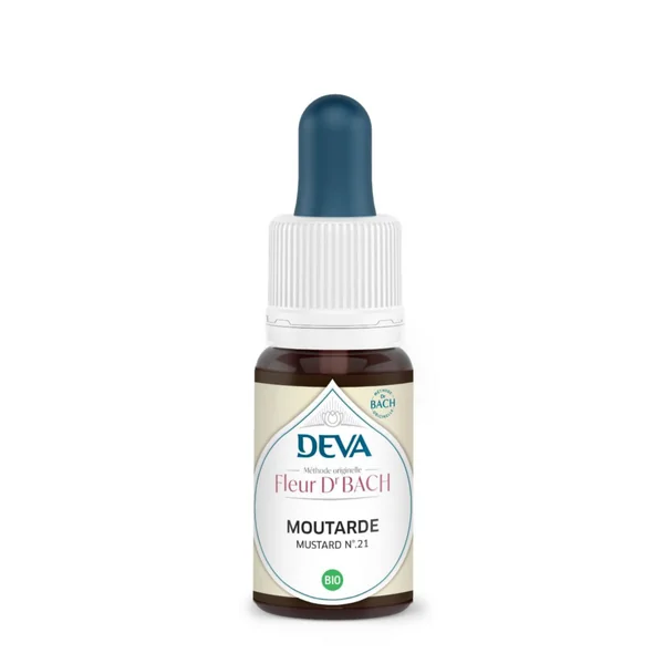 Complément alimentaire fleur de Bach moutarde bio Deva - 15 ml