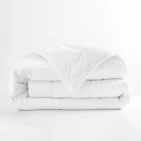Couette pure laine vierge Woolmark® 300g/m², blanc
