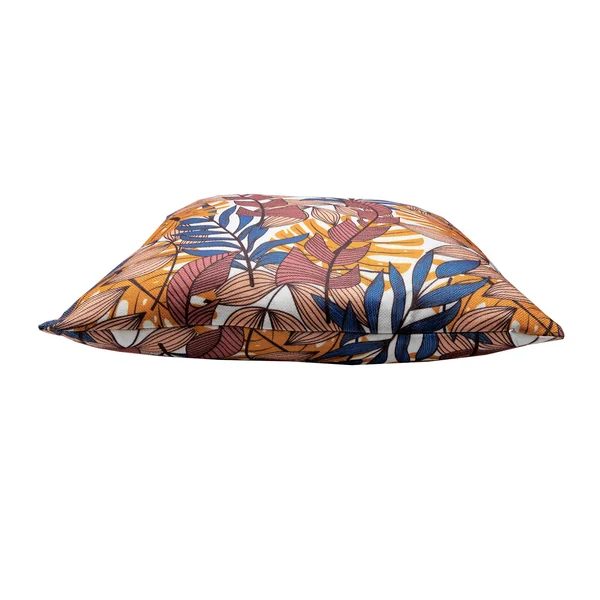 Coussin carré inspiration jungle , multicolore