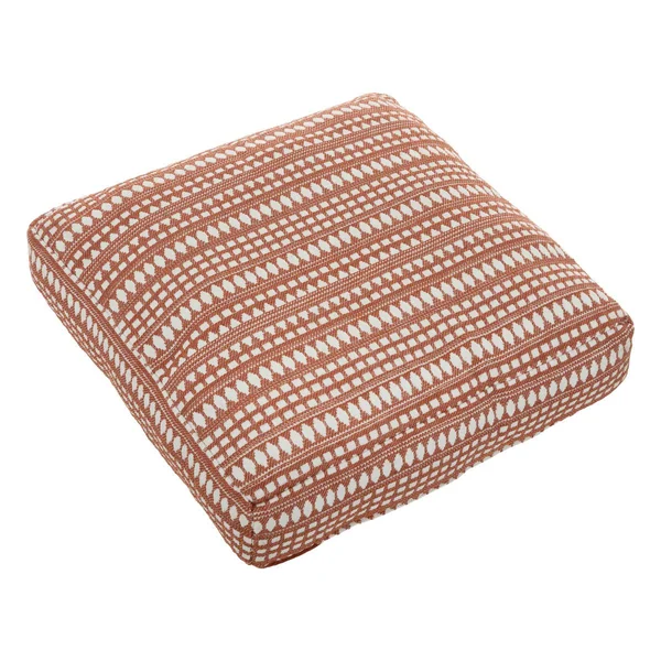 COUSSIN DE SOL JACQUARD MICAH TERRACOTTA 38X38X8CM