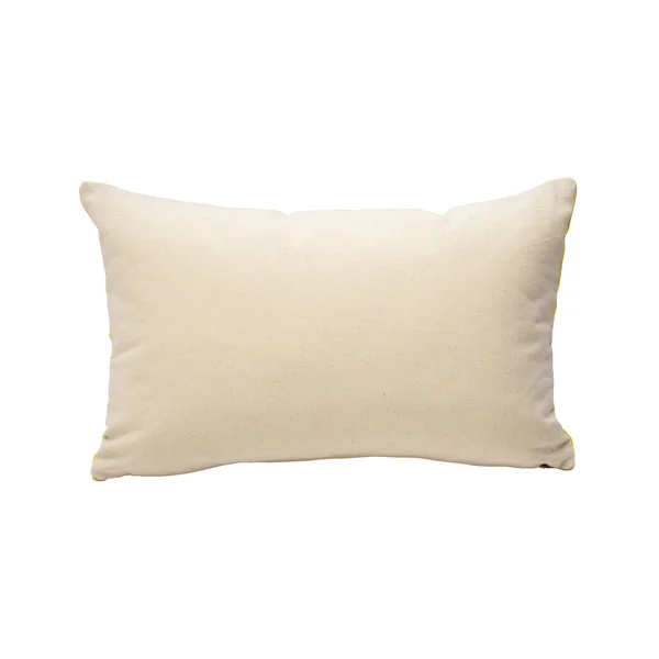 Coussin rectangulaire brodé Sunshine , écru / jaune