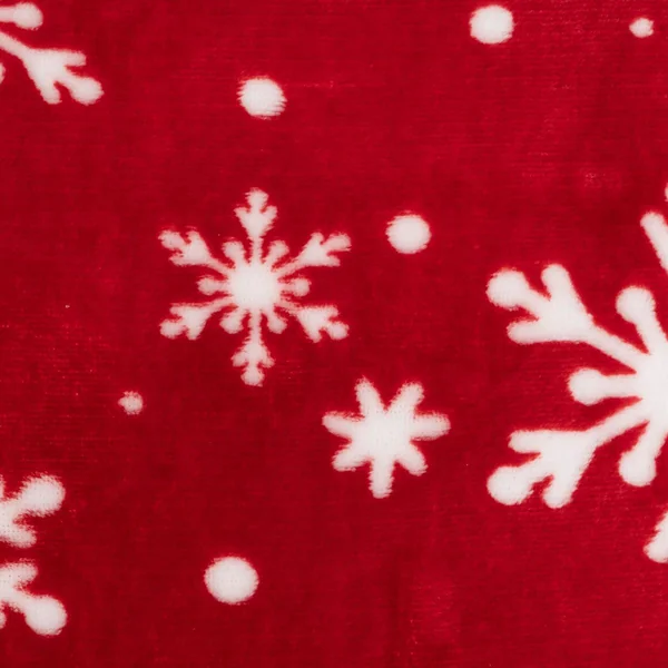 COUSSIN ROUGE FLOCONS 40X40CM