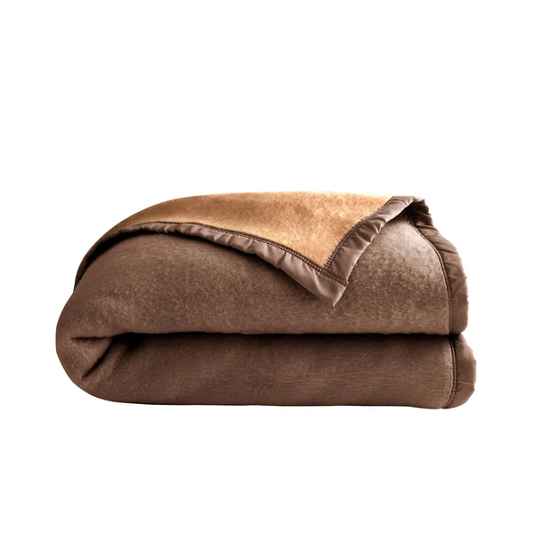 Couverture bicolore Courtelle® 420 g/m², chamois