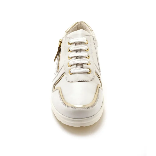 Derbies à lacets largeur confort, petit compensé, blanc