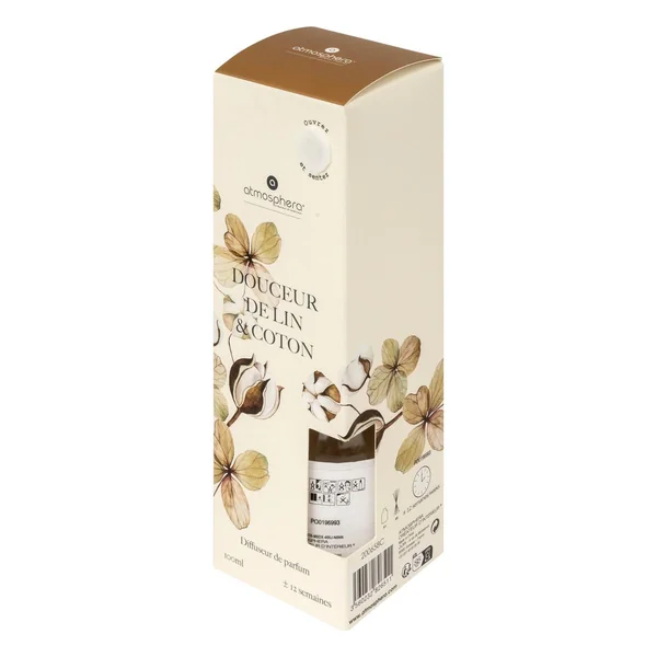 DIFFUSEUR DE PARFUM VERRE OUDY 100ML DOUCEUR DE LIN