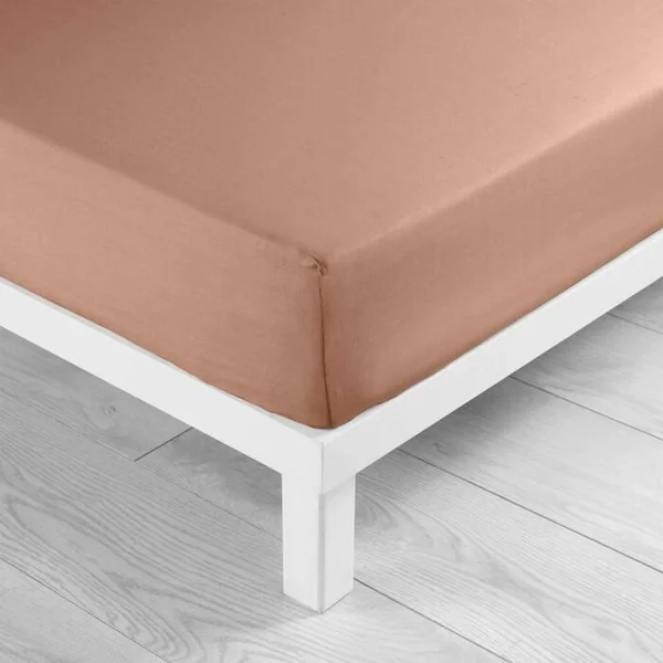 DRAP HOUSSE 140X190CM UNI 57 FILS LINA BLUSH