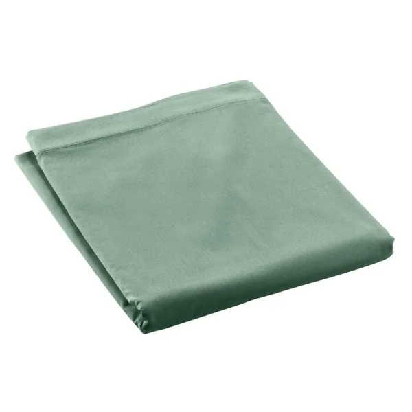 DRAP PLAT 180X290CM PERCALE 78 FILS PERCALINE TILLEUL