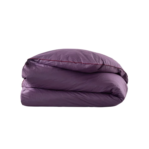Edredon naturel duvet et plumettes, aubergine