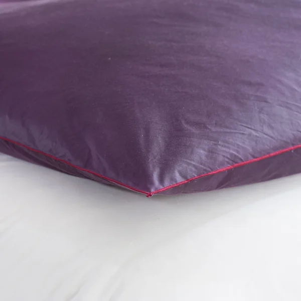Edredon naturel duvet et plumettes, aubergine