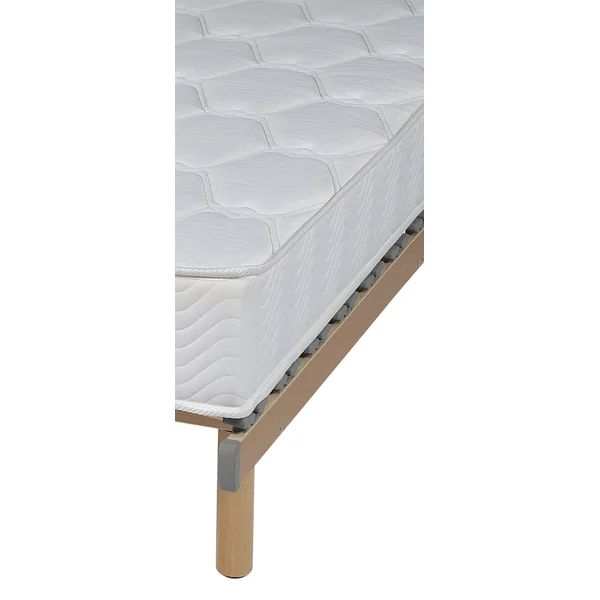 Ensemble literie fixe ressorts ensachés et mousse PU Crizaline | Matelpro