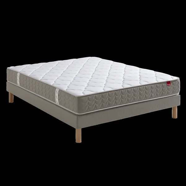 EPEDA Ensemble matelas et sommier Erisia - 140 x 190 cm