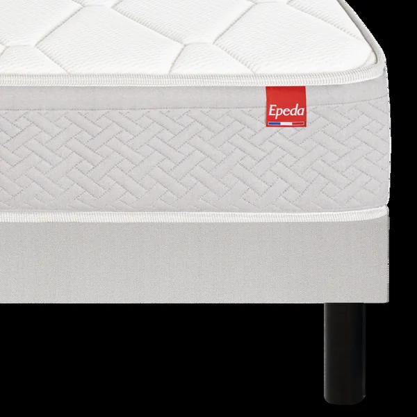 EPEDA Ensemble sommier et matelas Itinéraire 2 - 2 x 90 x 200 cm
