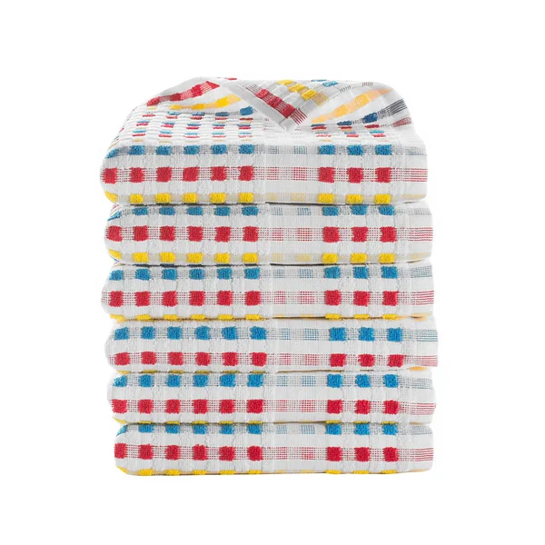 Essuie-mains éponge fond clair - Lots, multicolore