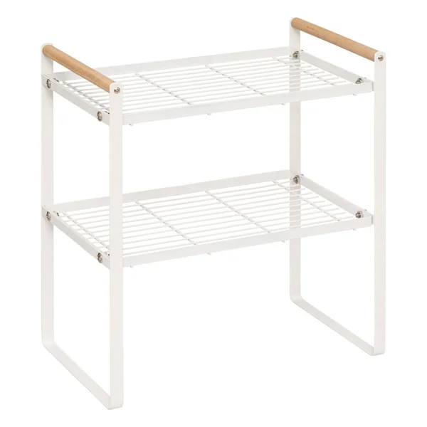ETAGERE 2 NIVEAUX METAL 33X21X37.5CM