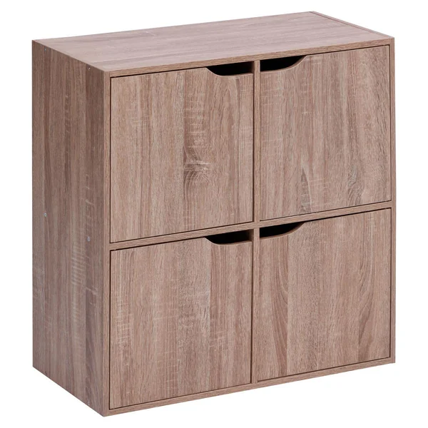 ETAGERE 4 CASES NATUREL MIX N DOOR
