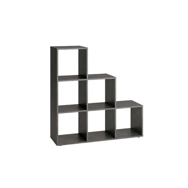 Etagère escalier contemporaine 6 compartiments Elba