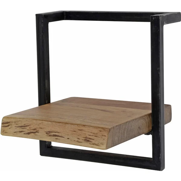 Etagère industrielle en acacia massif naturel 30 cm Marjorie