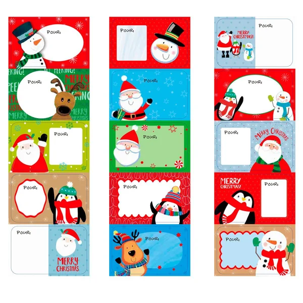 ETIQUETTES PAQUET CADEAU X80 PIECES