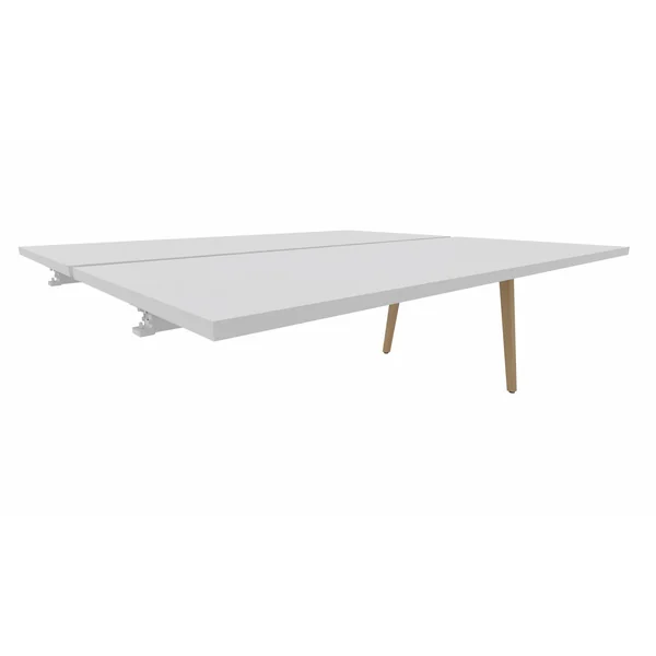 Extension pour bureau bench avec pieds en bois massif Oviedo