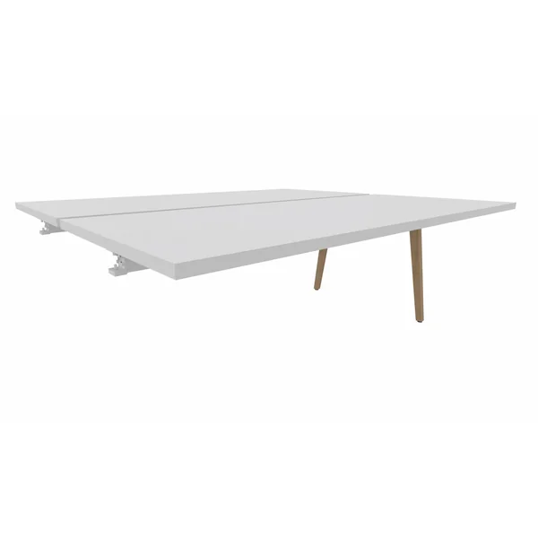Extension pour bureau bench avec pieds en bois massif Oviedo