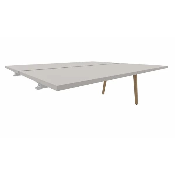 Extension pour bureau bench avec pieds en bois massif Oviedo