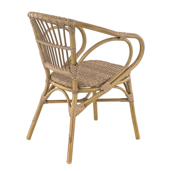 Fauteuil de brasserie empilable d'extérieur imitation rotin Mezia