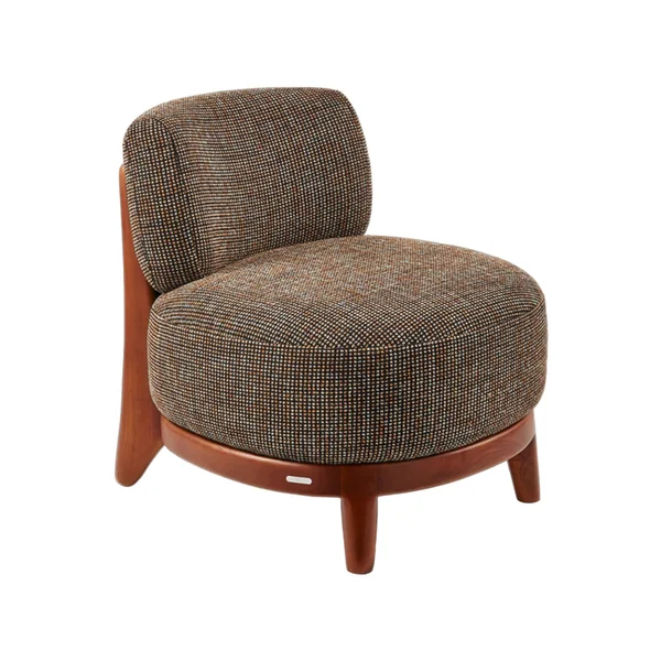 Fauteuil FIZZ Speckled Marron foncé POLSPOTTEN