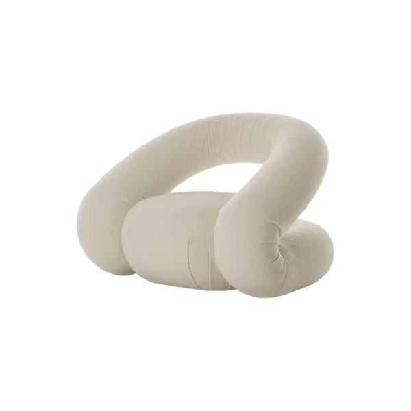 Fauteuil PEGGY Base Pivotante Paradise 061 Beige MDF